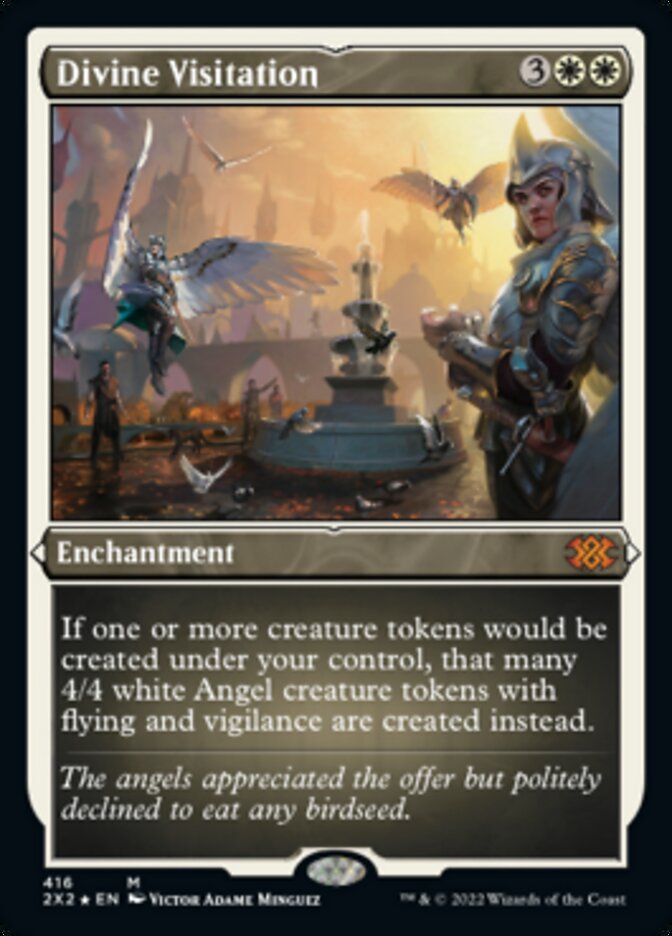 Divine Visitation (Foil Etched) [Double Masters 2022] | Pegasus Games WI