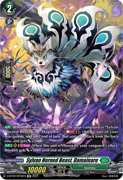 Sylvan Horned Beast, Damainaru (D-BT02/SP09EN) [A Brush with the Legends] | Pegasus Games WI