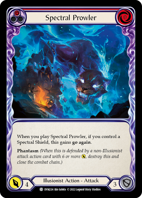 Spectral Prowler (Red) [DYN224] (Dynasty) | Pegasus Games WI