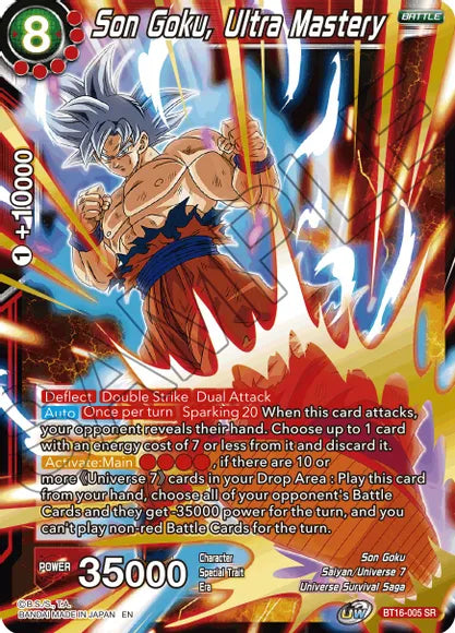 Son Goku, Ultra Mastery (BT16-005) [Realm of the Gods] | Pegasus Games WI