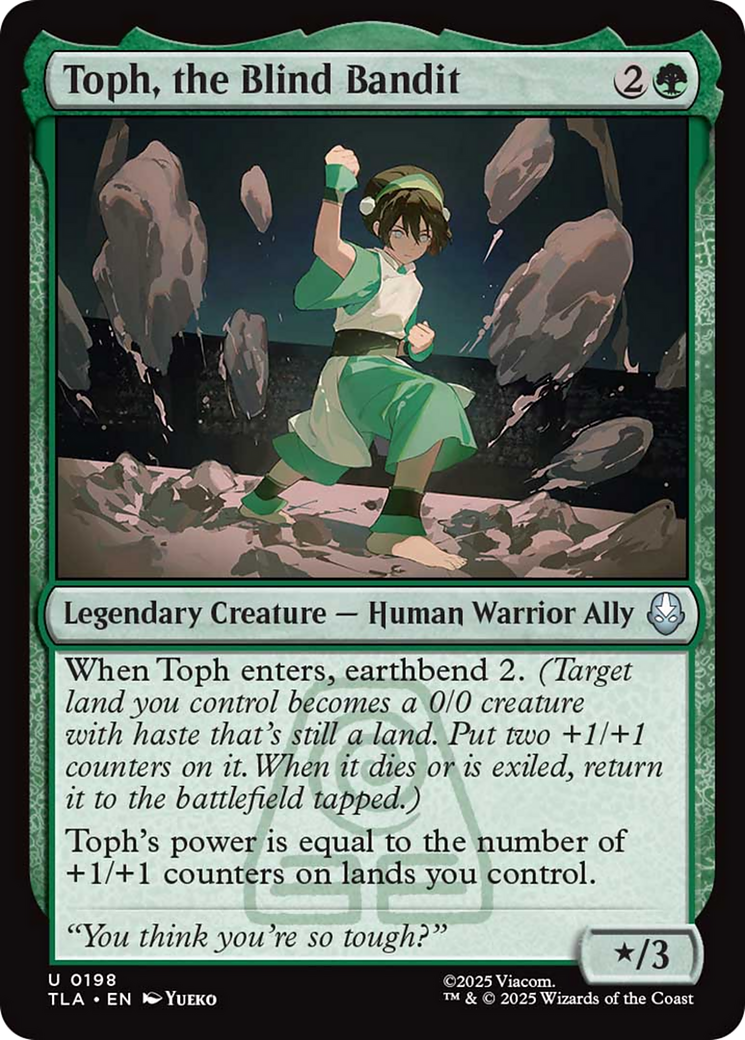 Toph, the Blind Bandit [Avatar: The Last Airbender] | Pegasus Games WI