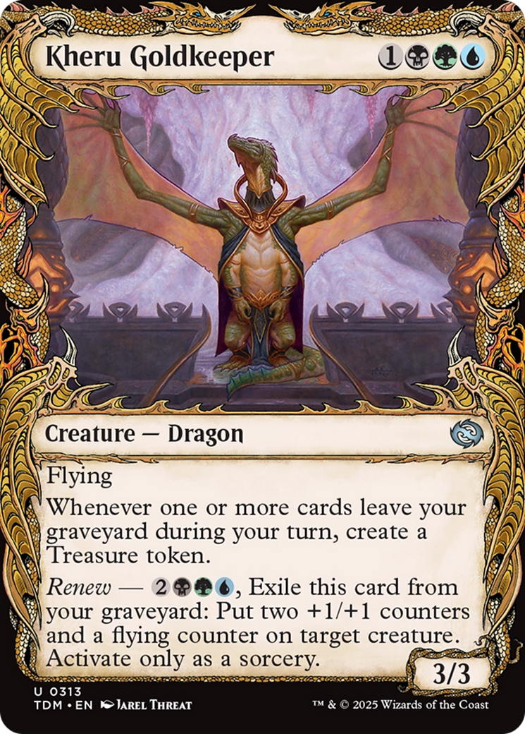 Kheru Goldkeeper (Showcase) [Tarkir: Dragonstorm] | Pegasus Games WI