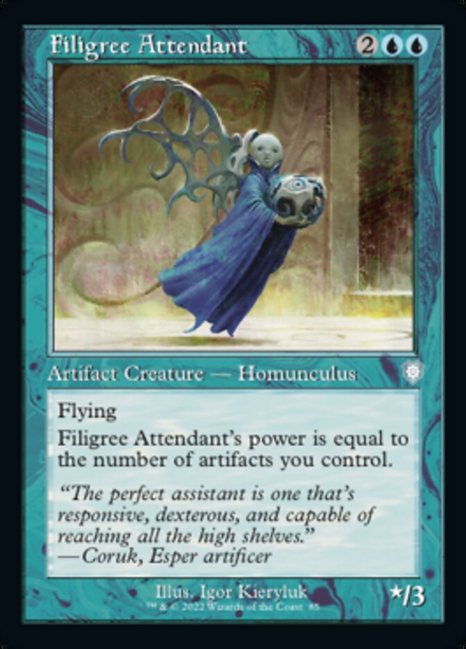 Filigree Attendant (Retro) [The Brothers' War Commander] | Pegasus Games WI