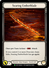 Searing Emberblade [LGS105] (Promo)  Cold Foil | Pegasus Games WI