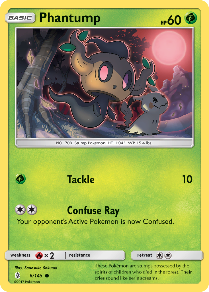 Phantump (6/145) [Sun & Moon: Guardians Rising] | Pegasus Games WI