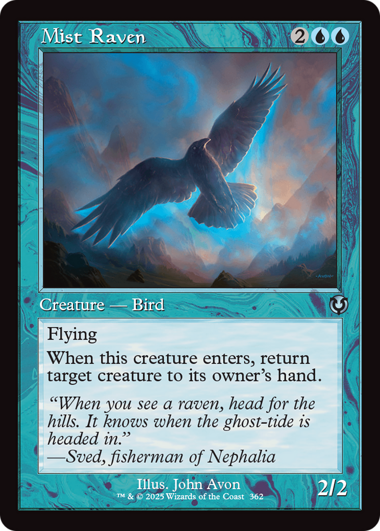 Mist Raven (Retro Frame) [Innistrad Remastered] | Pegasus Games WI