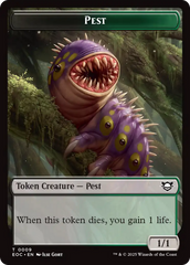 Copy // Pest Double-Sided Token [Edge of Eternities Commander Tokens] | Pegasus Games WI