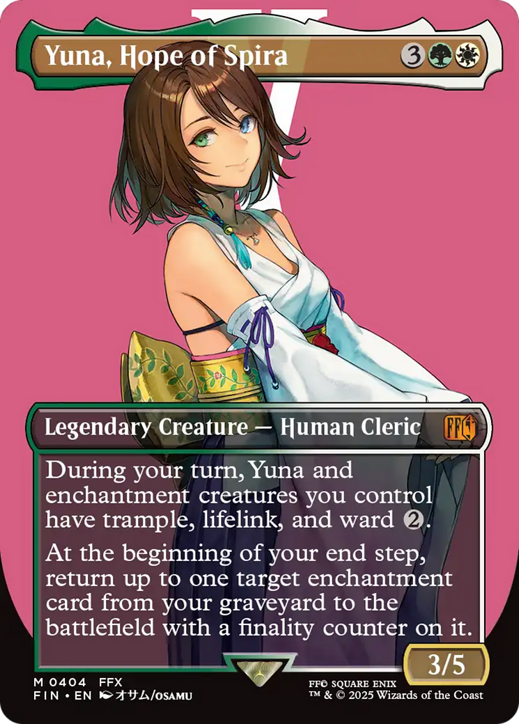 Yuna, Hope of Spira (Borderless) [FINAL FANTASY] | Pegasus Games WI