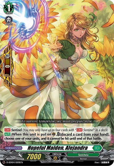 Hopeful Maiden, Alejandra (D-SD04/009EN) [Megumi Okura: Sylvan King] | Pegasus Games WI