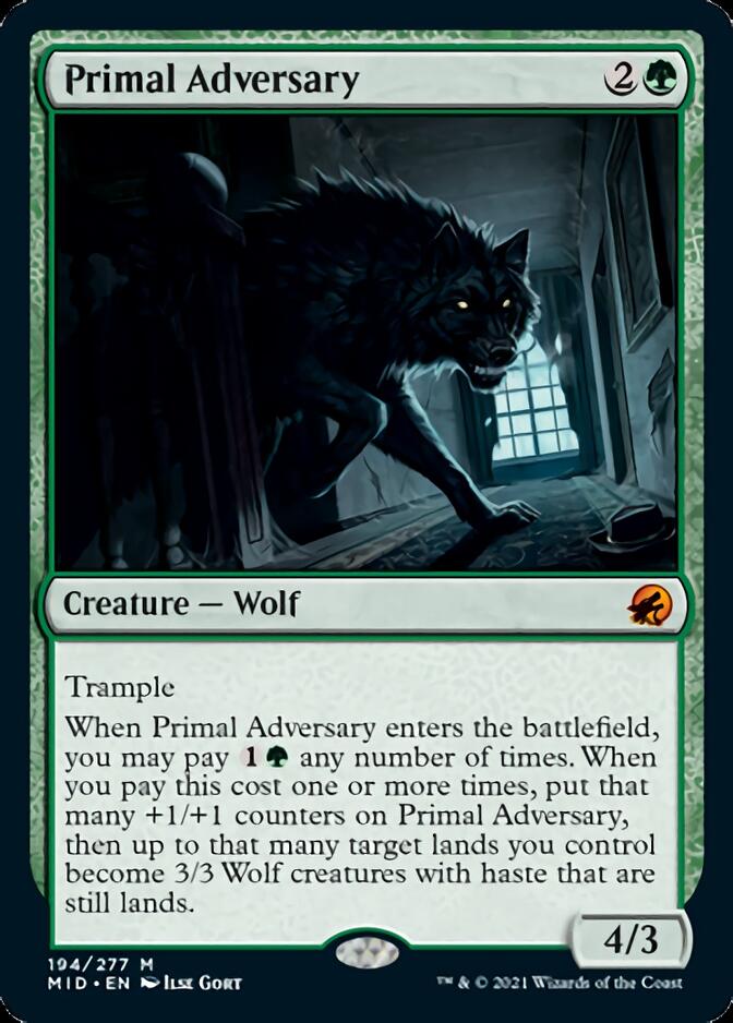 Primal Adversary [Innistrad: Midnight Hunt] | Pegasus Games WI