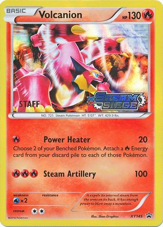 Volcanion (XY145) (Staff) [XY: Black Star Promos] | Pegasus Games WI