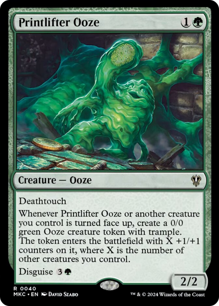 Printlifter Ooze [Murders at Karlov Manor Commander] | Pegasus Games WI