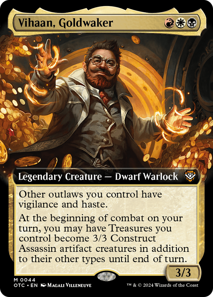Vihaan, Goldwaker (Extended Art) [Outlaws of Thunder Junction Commander] | Pegasus Games WI