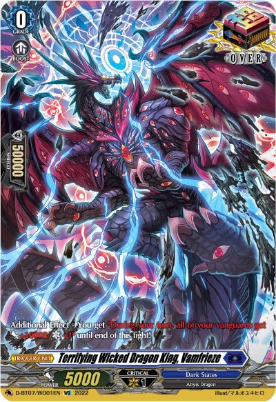 Terrifying Wicked Dragon King, Vamfrieze (D-BT07/WO01EN) [Raging Flames Against Emerald Storm] | Pegasus Games WI