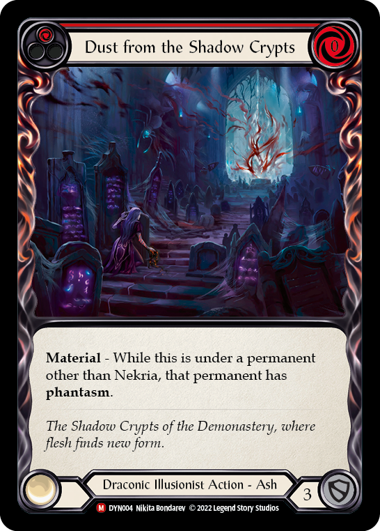 Dust from the Shadow Crypts [DYN004] (Dynasty)  Rainbow Foil | Pegasus Games WI