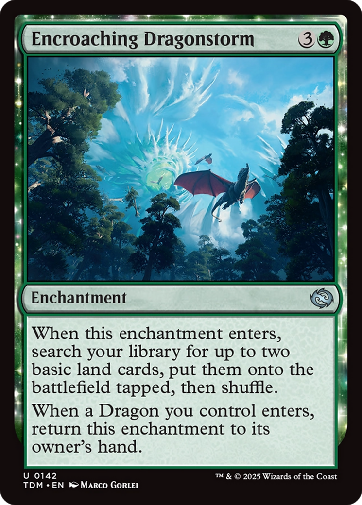Encroaching Dragonstorm [Tarkir: Dragonstorm] | Pegasus Games WI