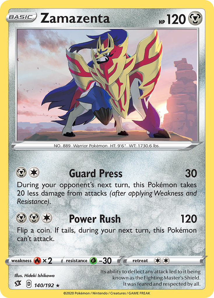 Zamazenta (140/192) [Sword & Shield: Rebel Clash] | Pegasus Games WI