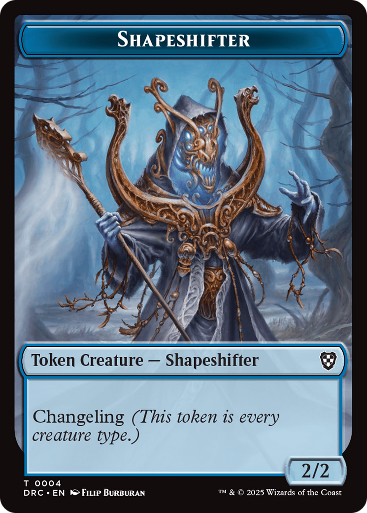 Zombie Army // Shapeshifter Double-Sided Token [Aetherdrift Tokens] | Pegasus Games WI