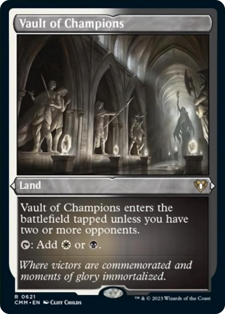 Vault of Champions (Foil Etched) [Commander Masters] | Pegasus Games WI