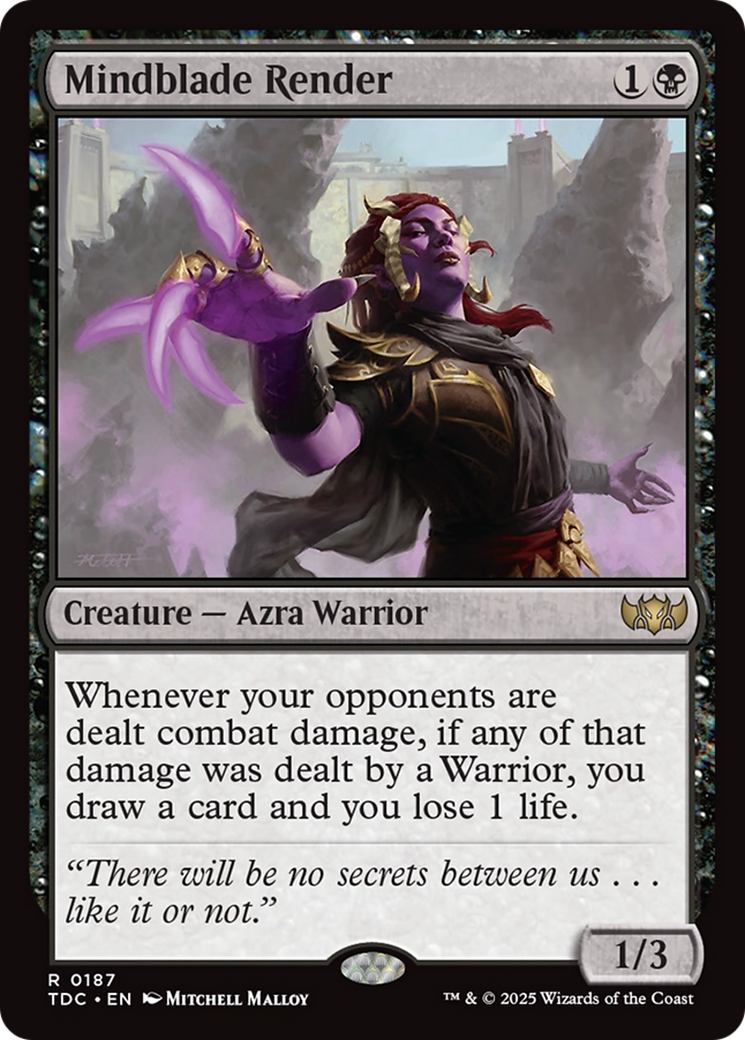 Mindblade Render [Tarkir: Dragonstorm Commander] | Pegasus Games WI