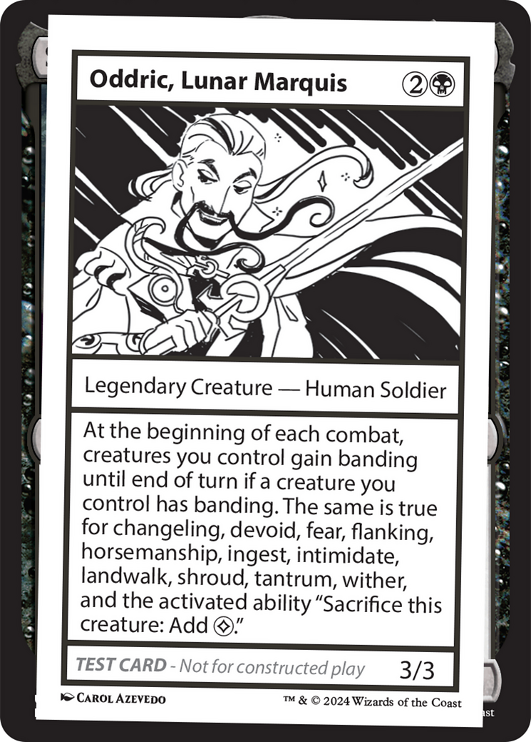 Oddric, Lunar Marquis [Mystery Booster 2 Playtest Cards] | Pegasus Games WI