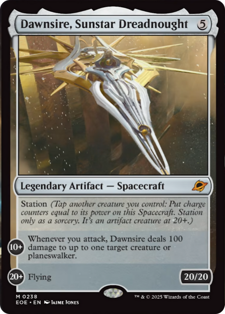 Dawnsire, Sunstar Dreadnought [Edge of Eternities] | Pegasus Games WI