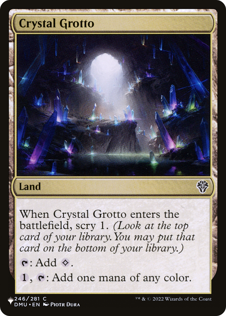 Crystal Grotto [The List Reprints] | Pegasus Games WI