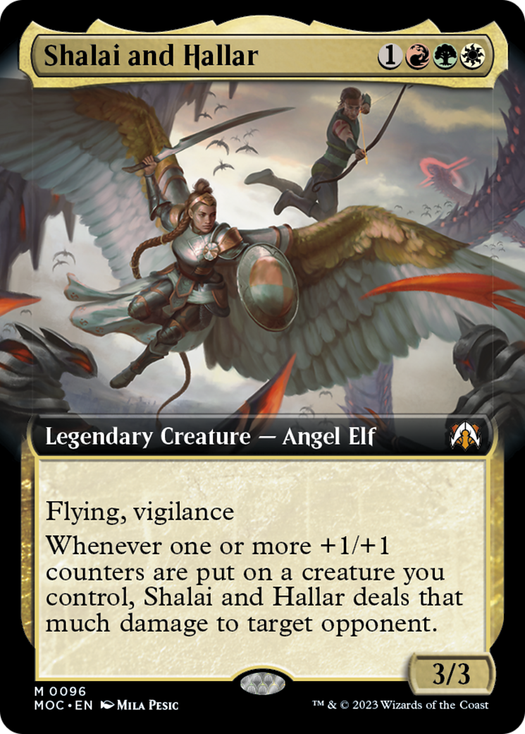 Shalai and Hallar (Extended Art) [March of the Machine Commander] | Pegasus Games WI