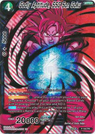 Godly Aptitude, SSG Son Goku (P-164) [Promotion Cards] | Pegasus Games WI