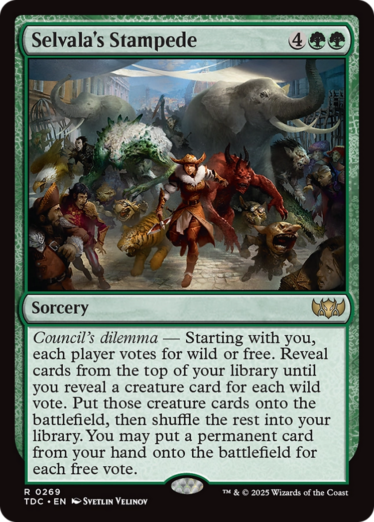 Selvala's Stampede [Tarkir: Dragonstorm Commander] | Pegasus Games WI