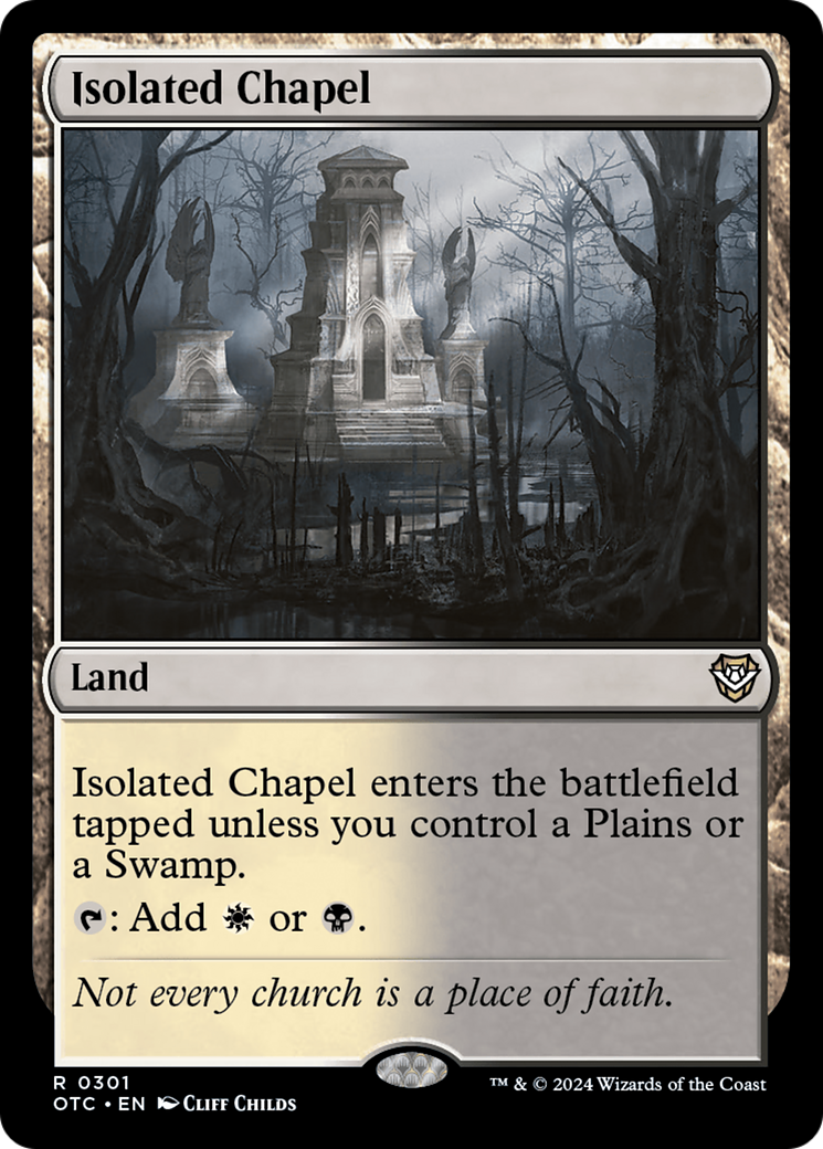 Isolated Chapel [Outlaws of Thunder Junction Commander] | Pegasus Games WI