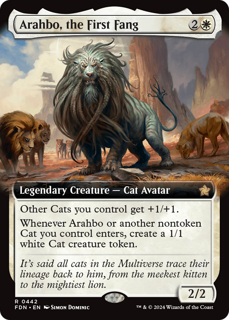 Arahbo, the First Fang (Extended Art) [Foundations] | Pegasus Games WI