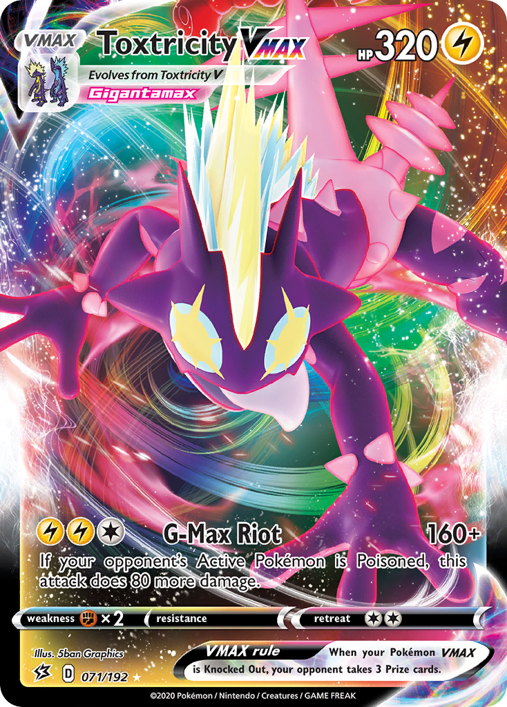 Toxtricity VMAX (071/192) [Sword & Shield: Rebel Clash] | Pegasus Games WI