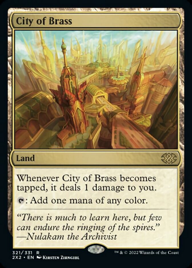 City of Brass [Double Masters 2022] | Pegasus Games WI