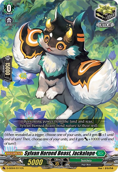 Sylvan Horned Beast, Jackalope (D-SD04/011EN) [Megumi Okura: Sylvan King] | Pegasus Games WI