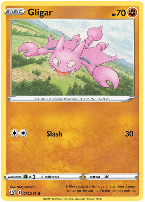 Gligar (071/163) [Sword & Shield: Battle Styles] | Pegasus Games WI