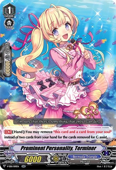 Prominent Personality, Terminer (V-EB11/019EN) [Crystal Melody] | Pegasus Games WI