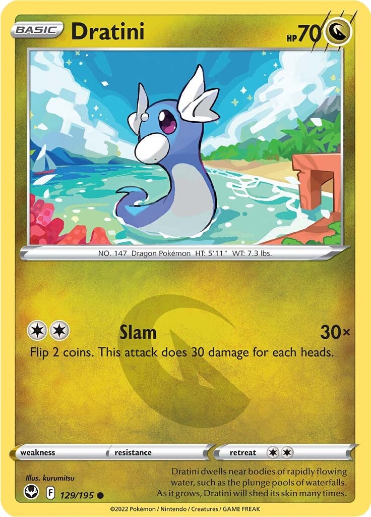 Dratini (129/195) [Sword & Shield: Silver Tempest] | Pegasus Games WI