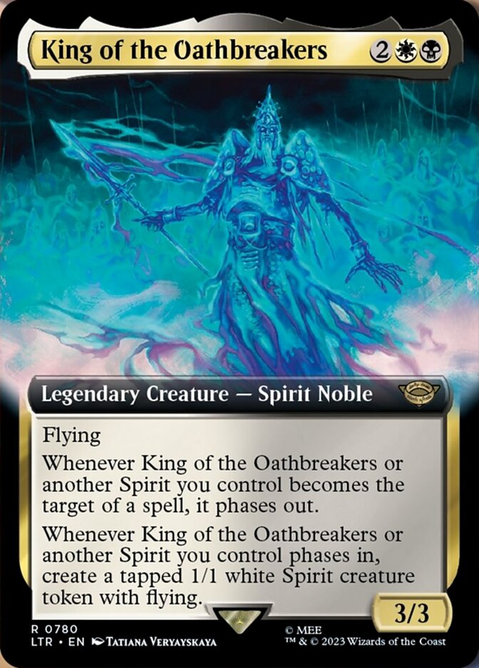 King of the Oathbreakers (Extended Art) (Surge Foil) [The Lord of the Rings: Tales of Middle-Earth] | Pegasus Games WI