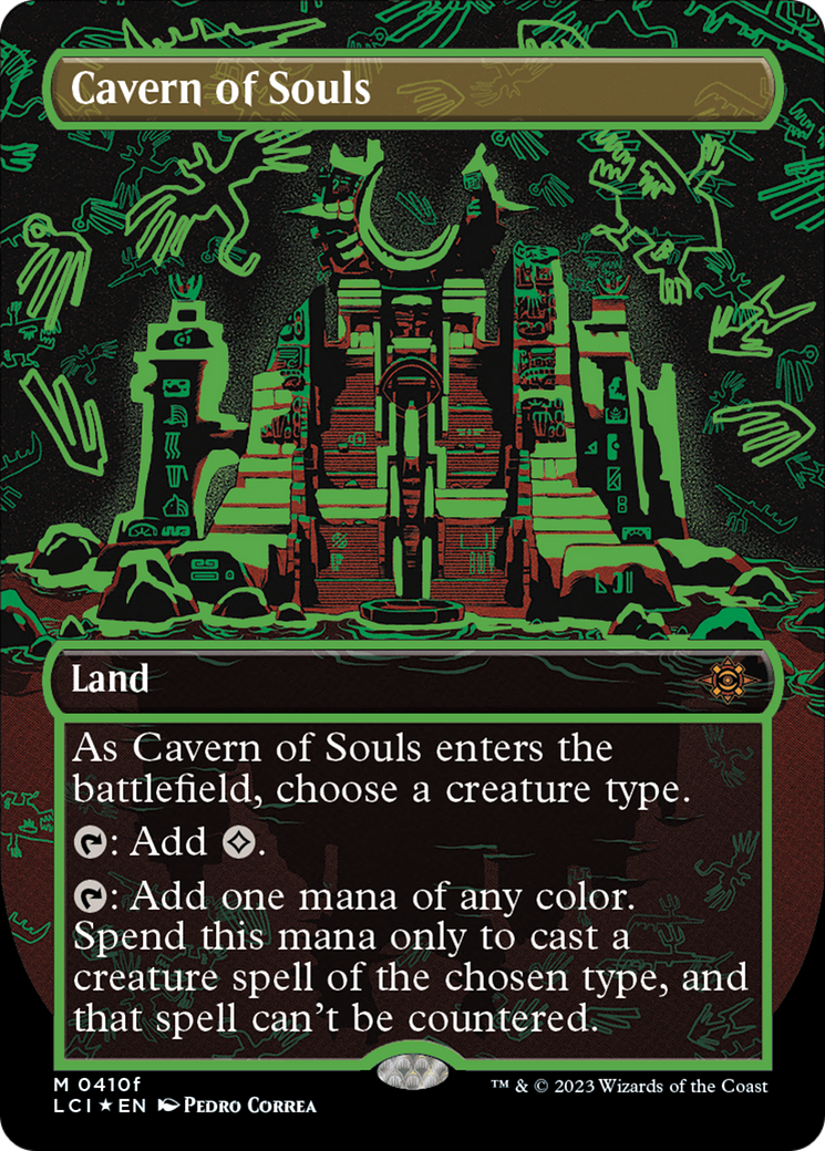 Cavern of Souls (0410f) (Borderless) [The Lost Caverns of Ixalan] | Pegasus Games WI