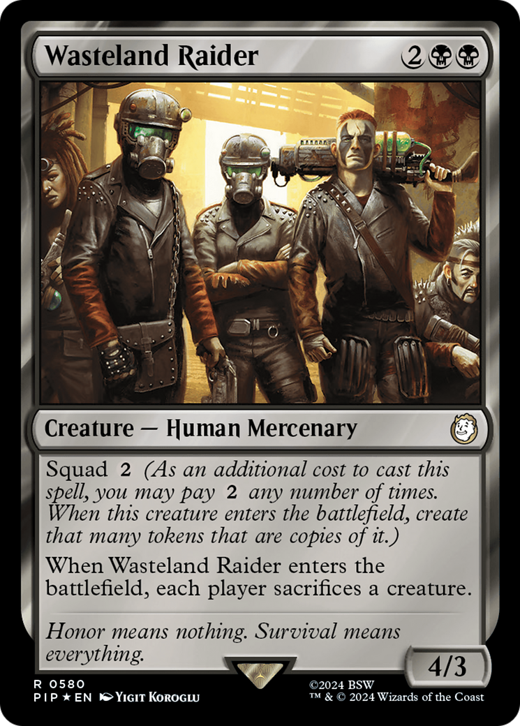 Wasteland Raider (Surge Foil) [Fallout] | Pegasus Games WI