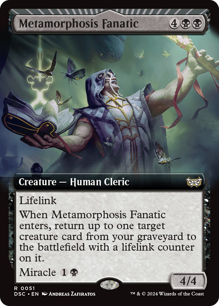 Metamorphosis Fanatic (Extended Art) [Duskmourn: House of Horror Commander] | Pegasus Games WI