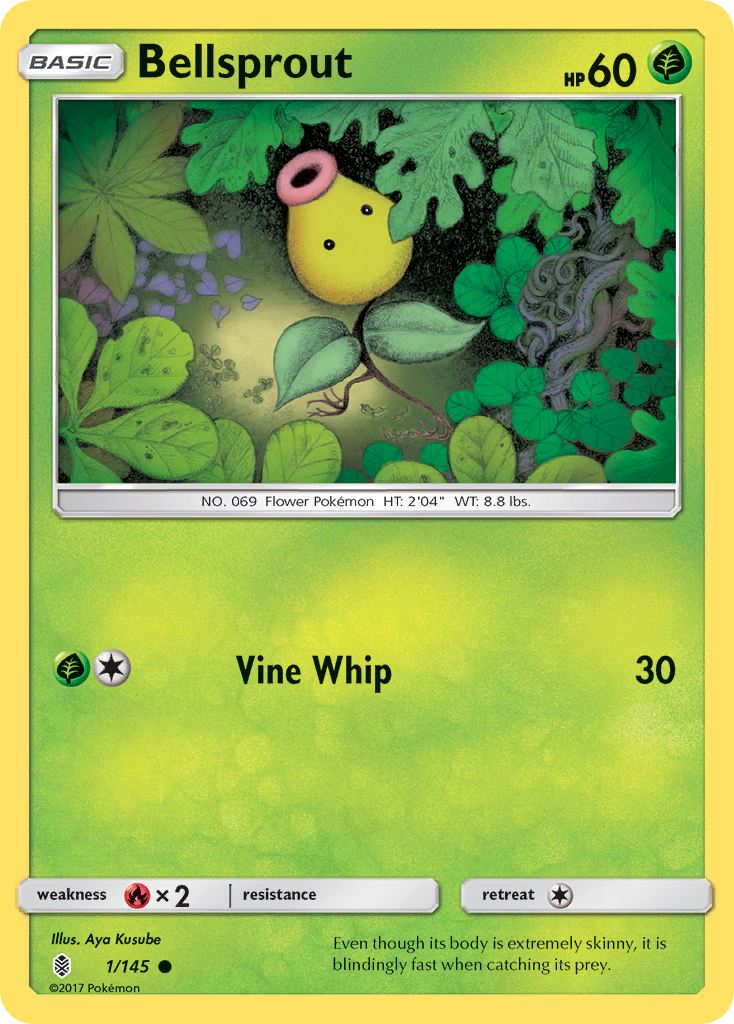 Bellsprout (1/145) [Sun & Moon: Guardians Rising] | Pegasus Games WI