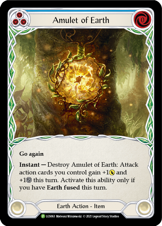 Amulet of Earth [LGS063] (Promo)  Cold Foil | Pegasus Games WI