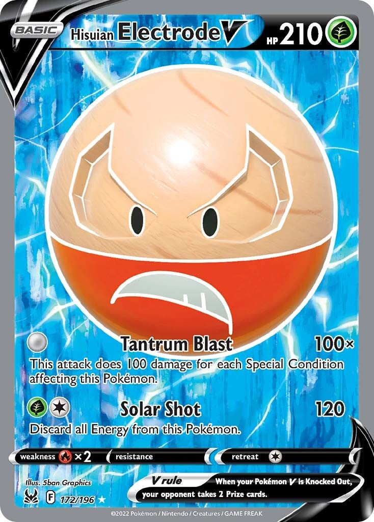 Hisuian Electrode V (172/196) [Sword & Shield: Lost Origin] | Pegasus Games WI