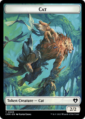 Treasure // Cat (0005) Double-Sided Token [Commander Masters Tokens] | Pegasus Games WI