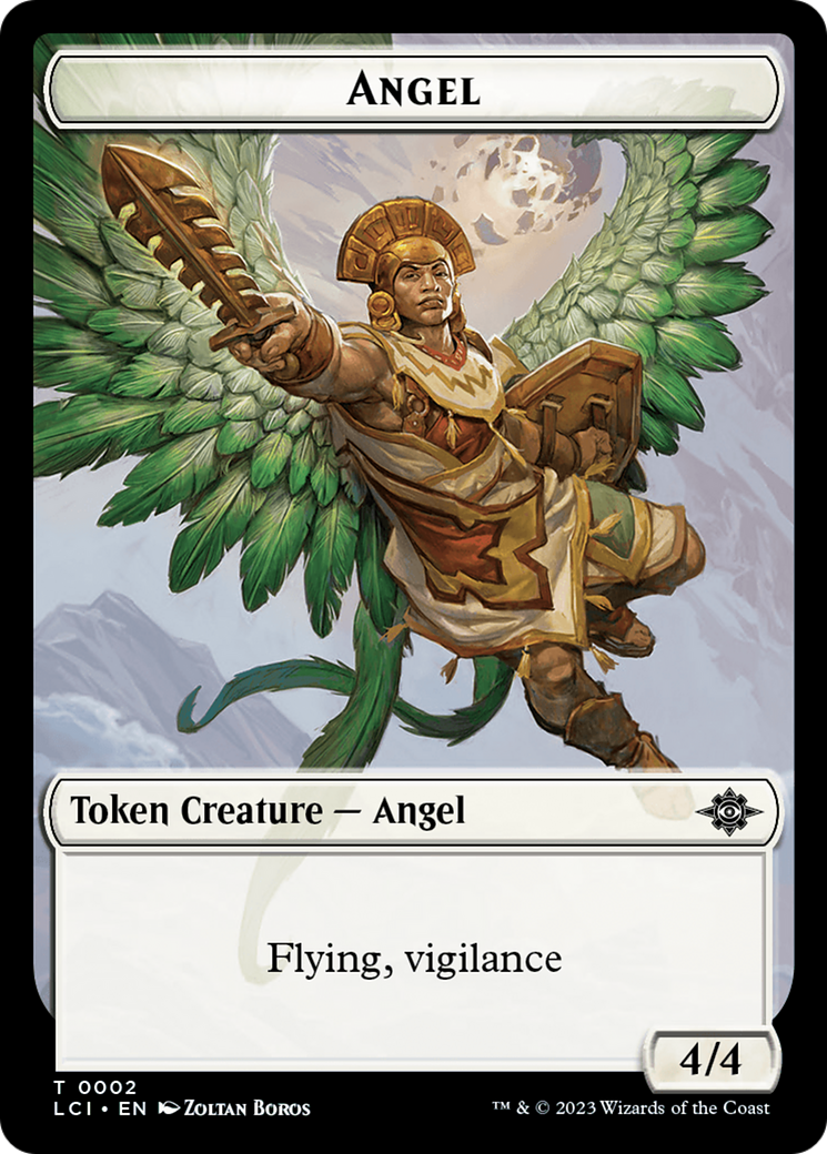 Gnome // Angel Double-Sided Token [The Lost Caverns of Ixalan Tokens] | Pegasus Games WI