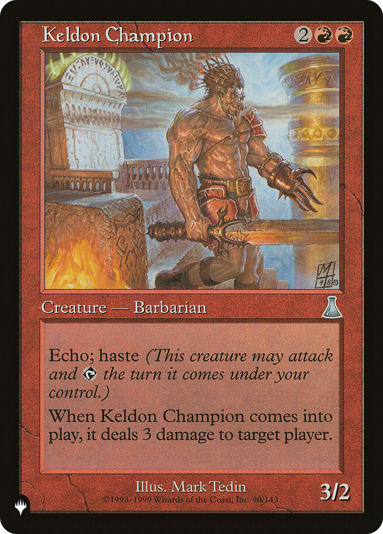 Keldon Champion [The List Reprints] | Pegasus Games WI