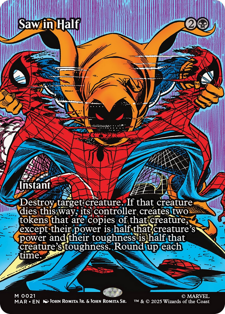 Saw in Half (Borderless) [Marvel's Spider-Man: Eternal-Legal] | Pegasus Games WI
