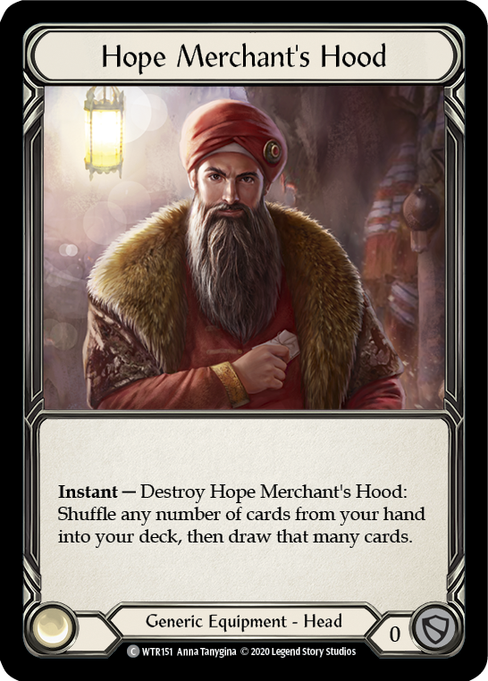 Hope Merchant's Hood [U-WTR151] (Welcome to Rathe Unlimited)  Unlimited Rainbow Foil | Pegasus Games WI